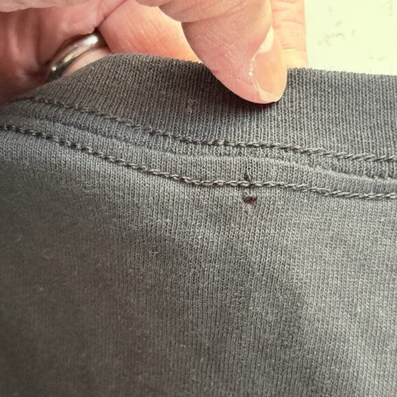 AC/DC Hells Bells T Shirt Size Small Black Unisex Rock Band Tee New with Damage - Picture 6 of 6